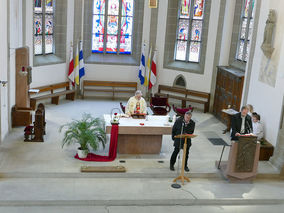 Palmsonntag in St. Crescentius - Beginn der Heiligen Woche (© Karl-Franz Thiede)